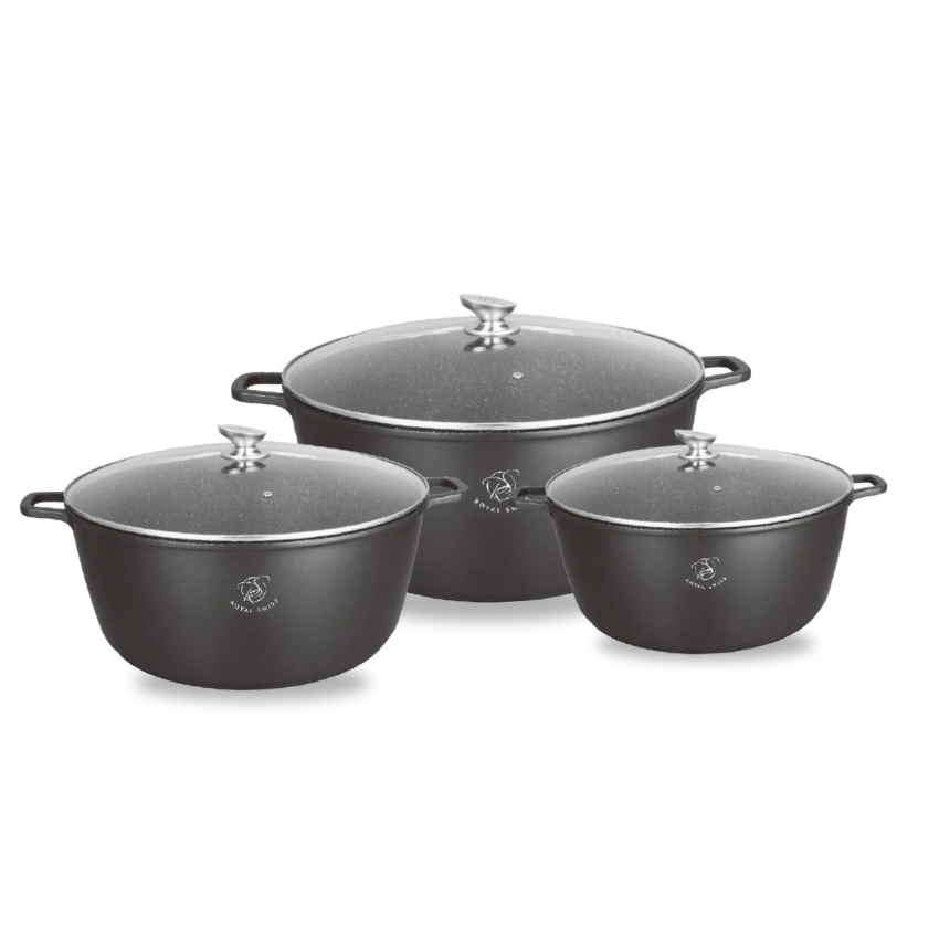 Ensemble de 3 casseroles (36 cm – 40 cm – 44 cm)