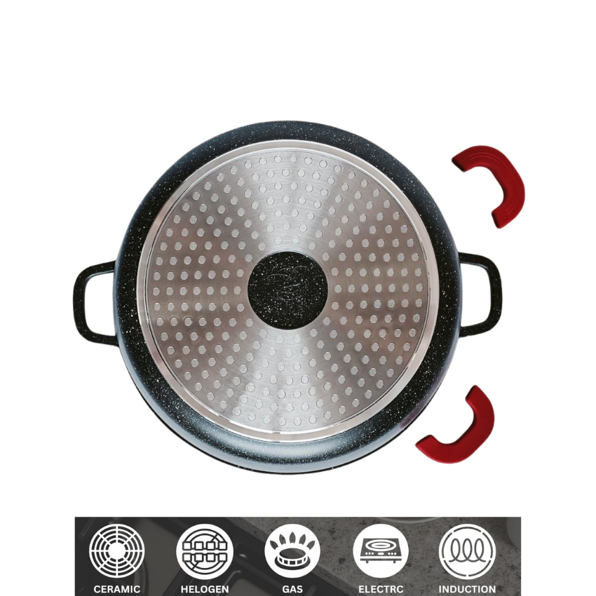 Ensemble de 3 casseroles (36 cm – 40 cm – 44 cm)